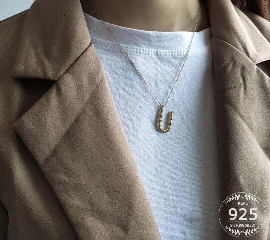 925 Sterling Silver Personalized Name Necklace Customized Your Name Jewelry