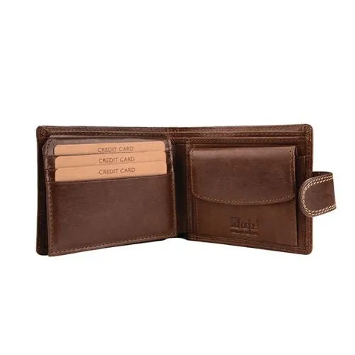 Adpel Dakota Leather Wallet With License Pocket | Brown