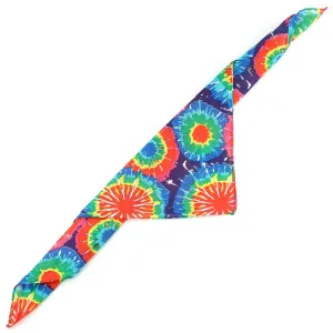 Bandana Face Cover Mask - Tie Dye Rainbow
