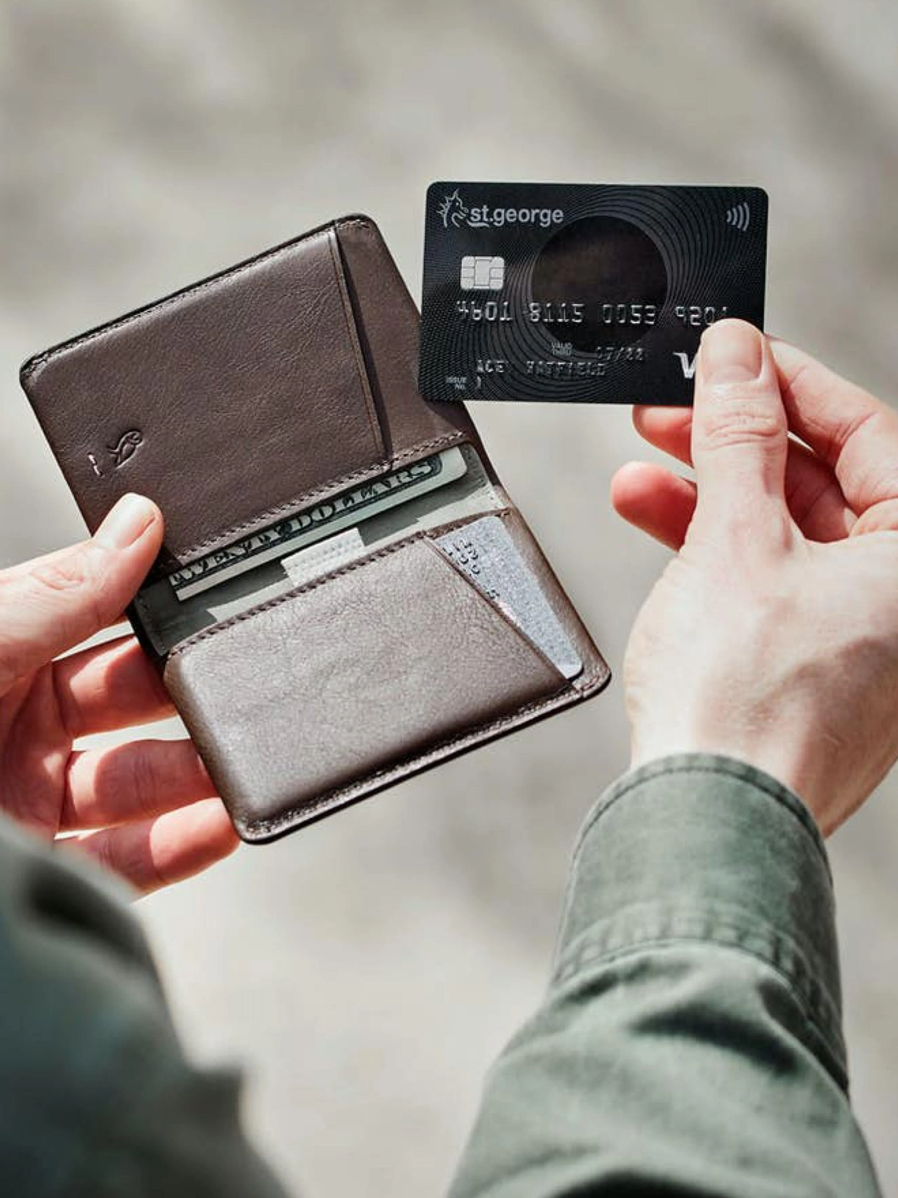 Bellroy Slim Sleeve Wallet Premium Edition Natural RFID