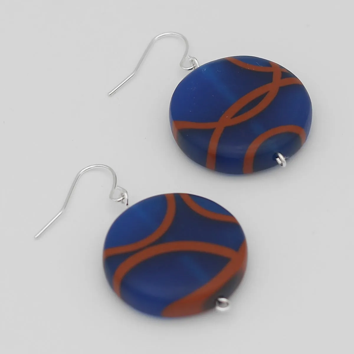 Blue Cynthia Earring
