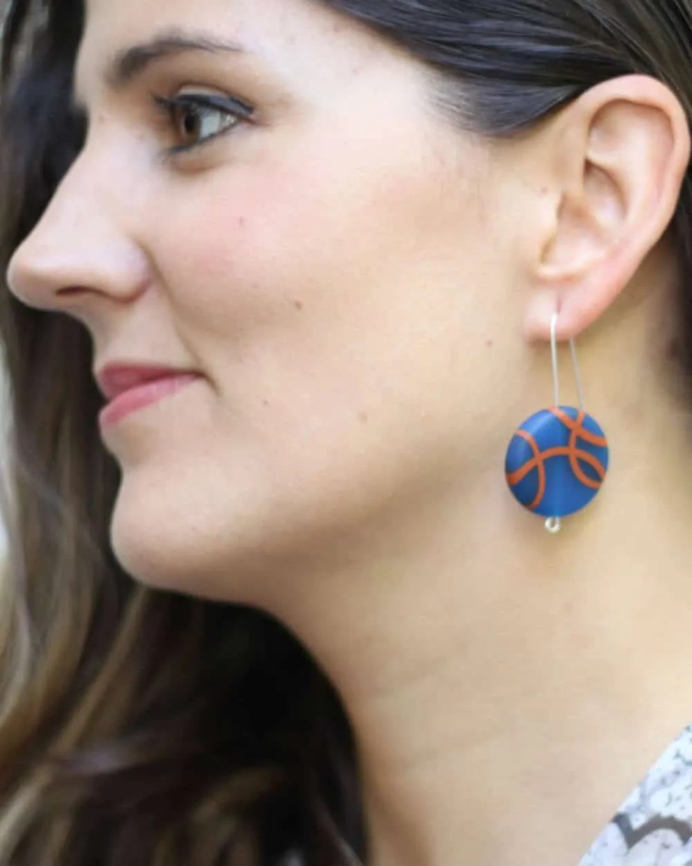 Blue Cynthia Earring