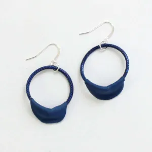 Blue Loop Earrings