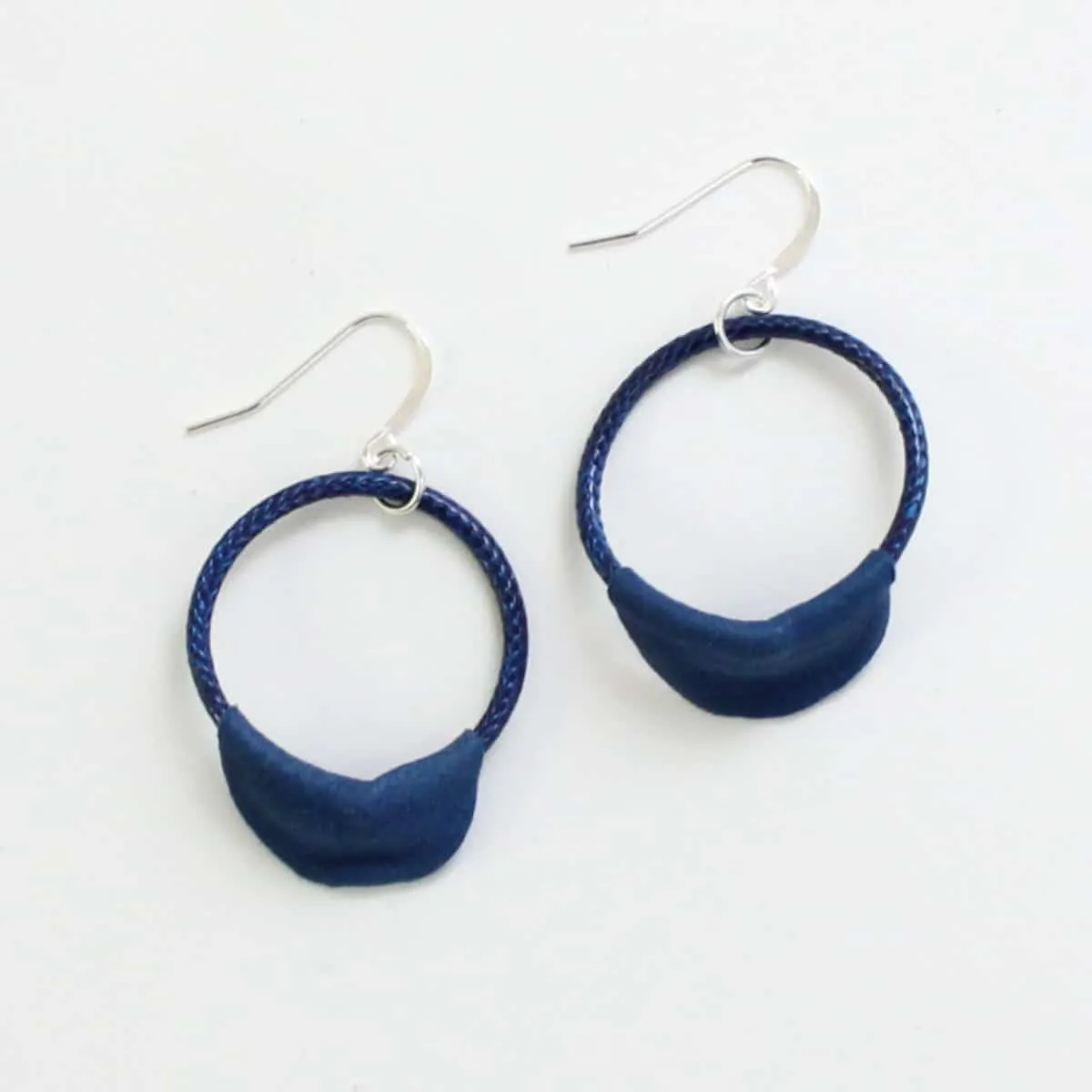 Blue Loop Earrings