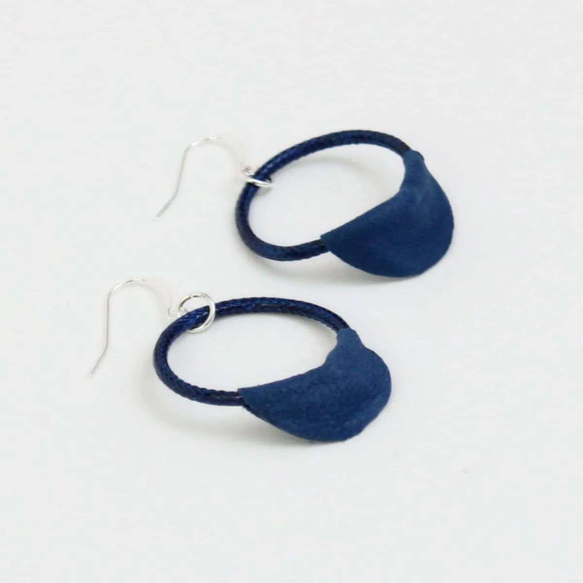 Blue Loop Earrings