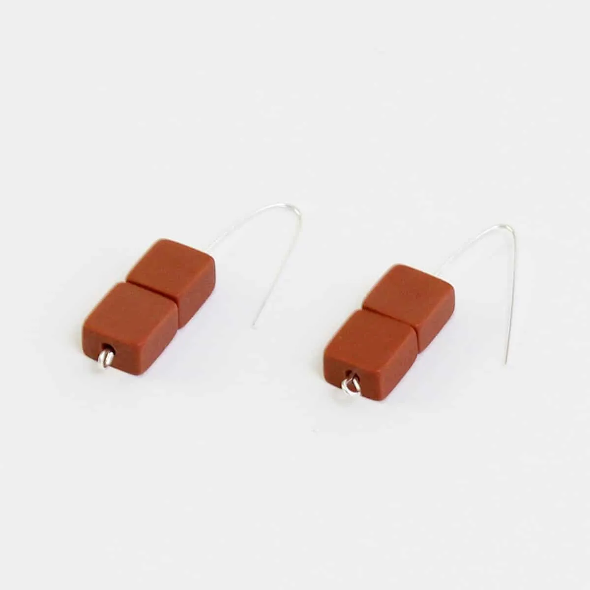 Burnt Orange Ingrid Earrings
