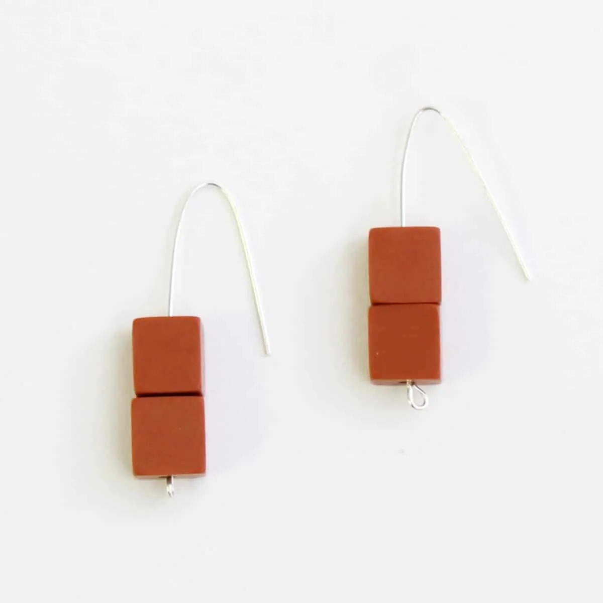 Burnt Orange Ingrid Earrings