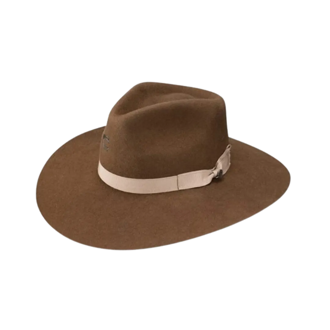 Charlie 1 Horse Women's Acorn Highway Felt Brown Hat