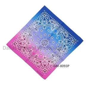 Combine Colors Paisley Bandannas Wholesale