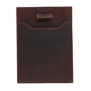CTM® Men's RFID Leather Front Pocket Card Sleeve Wallet