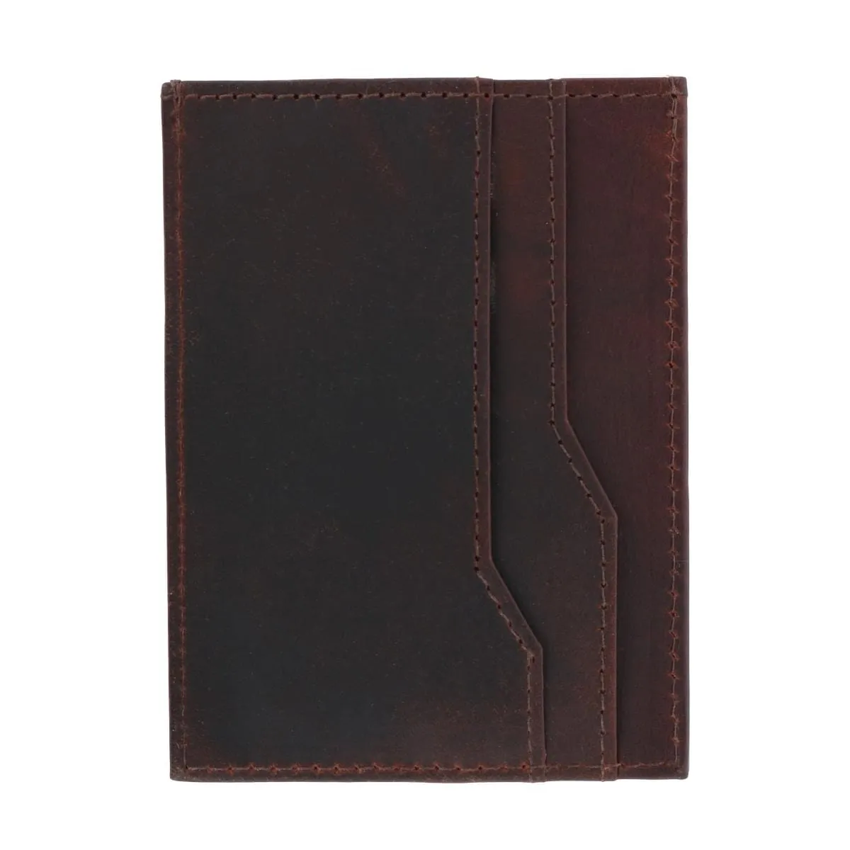 CTM® Men's RFID Leather Front Pocket Card Sleeve Wallet
