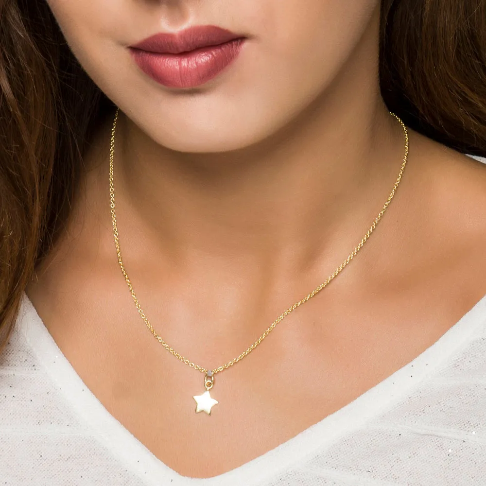 Ella, Star Necklace Gold Vermeil