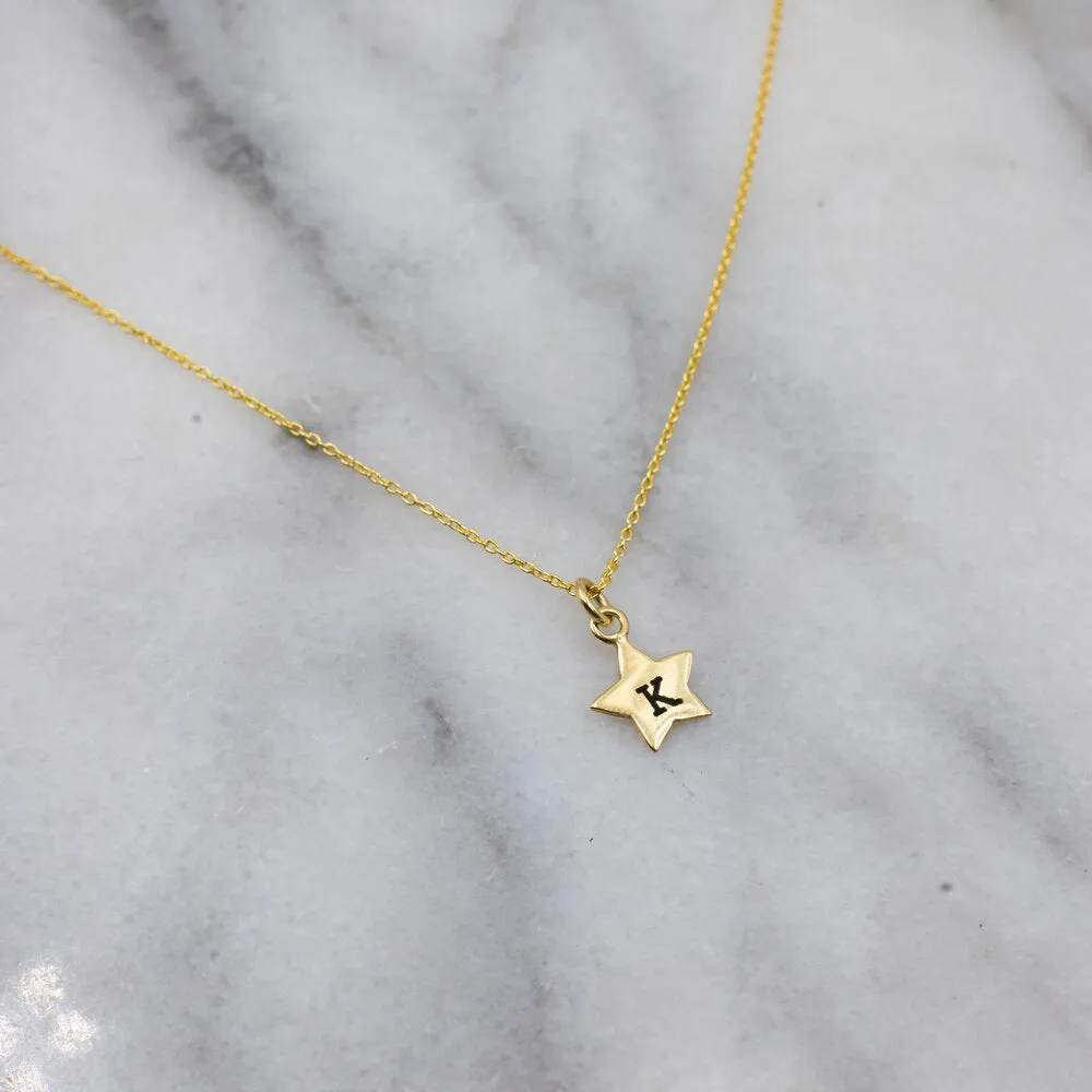 Ella, Star Necklace Gold Vermeil