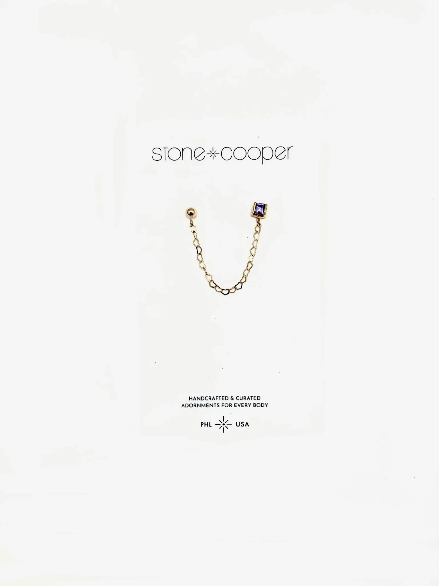 Evelyn Amethyst Stud Set