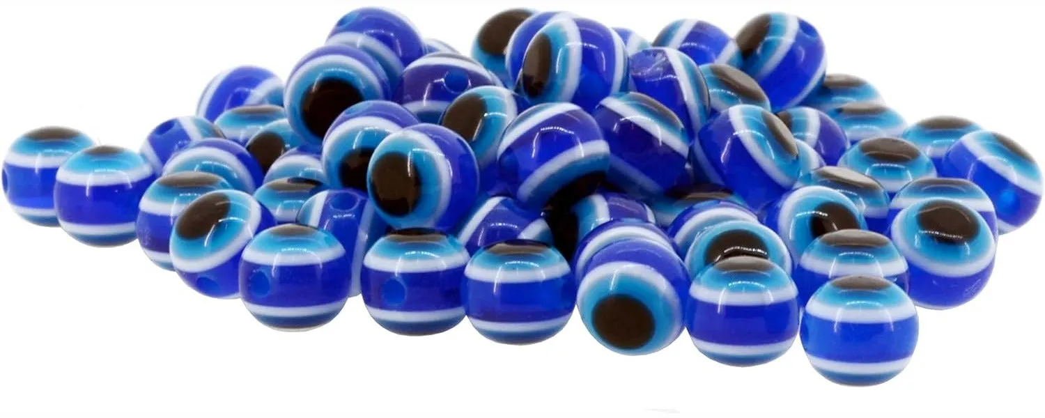 Evil Eye Beads 150g - Over 220 Beads