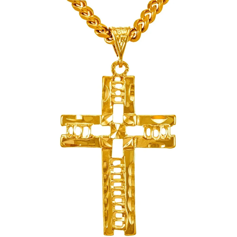 Extra Large Filigree Crucifix