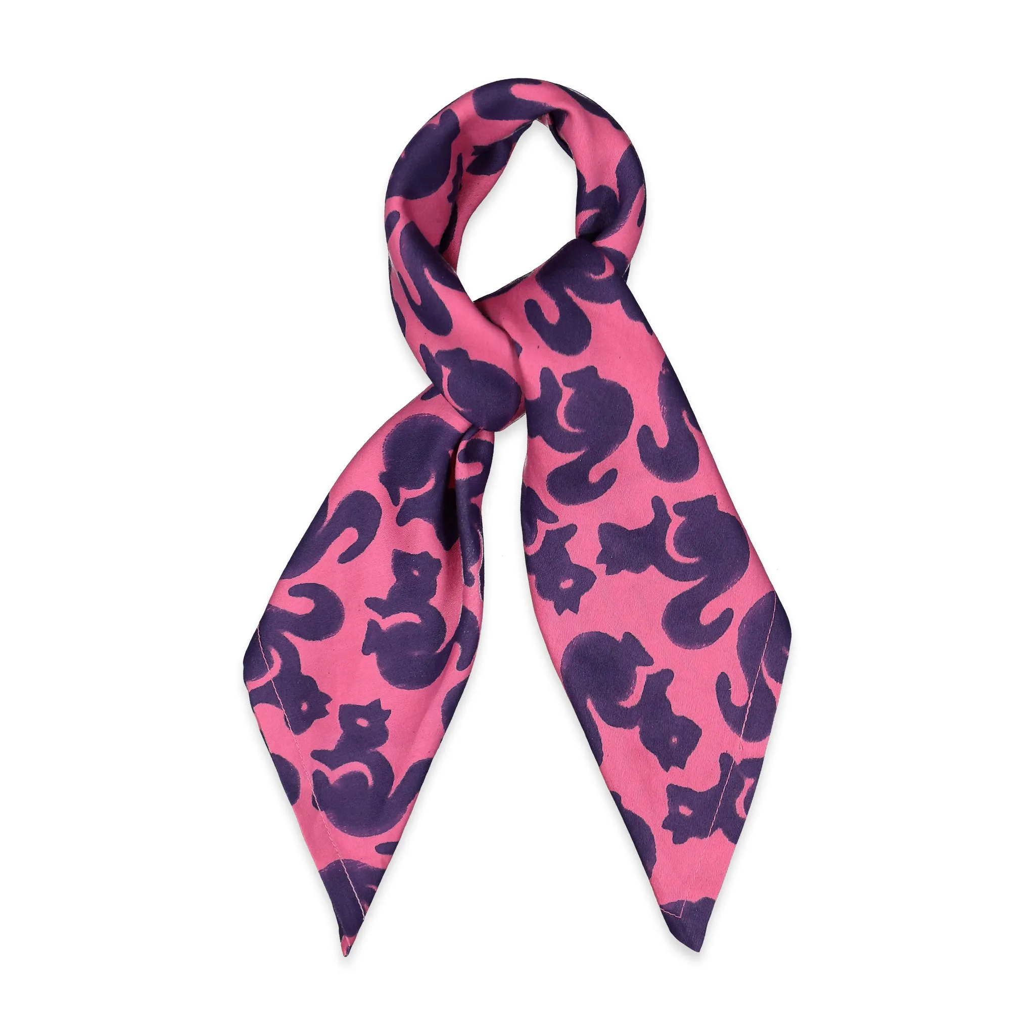 Frida Bandana in Fuschia Squirrel