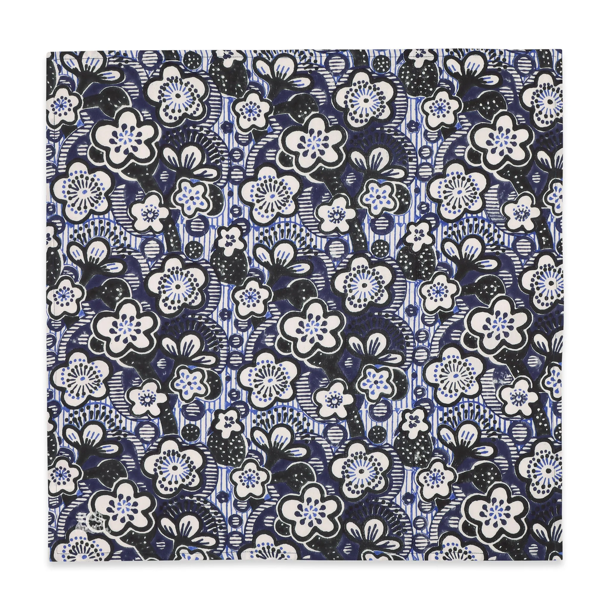 Frida Bandana in Midnight Peony