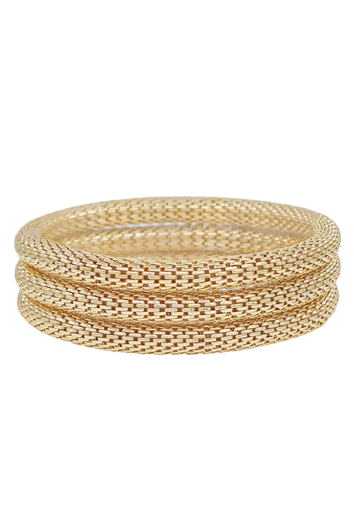 Gold Stretch Bracelet Set