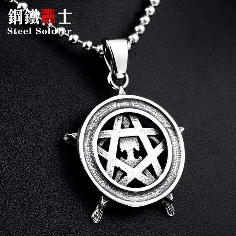good detail Stainless Steel skull pendant david of star skull Jewelry for men