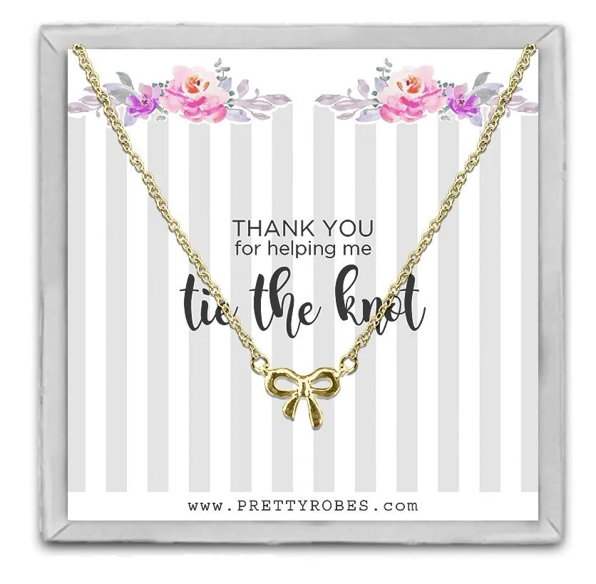 Knot Necklace - Gold - Design A