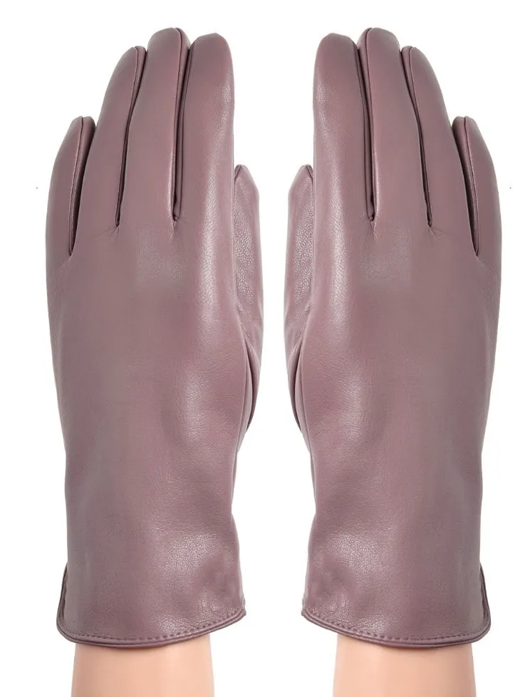 LUXE Faux Leather Gloves