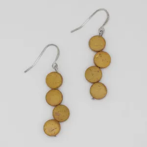 Mustard Eva Dangle Earrings
