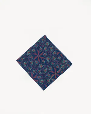 North Star Bandana - Navy, Rust, Green
