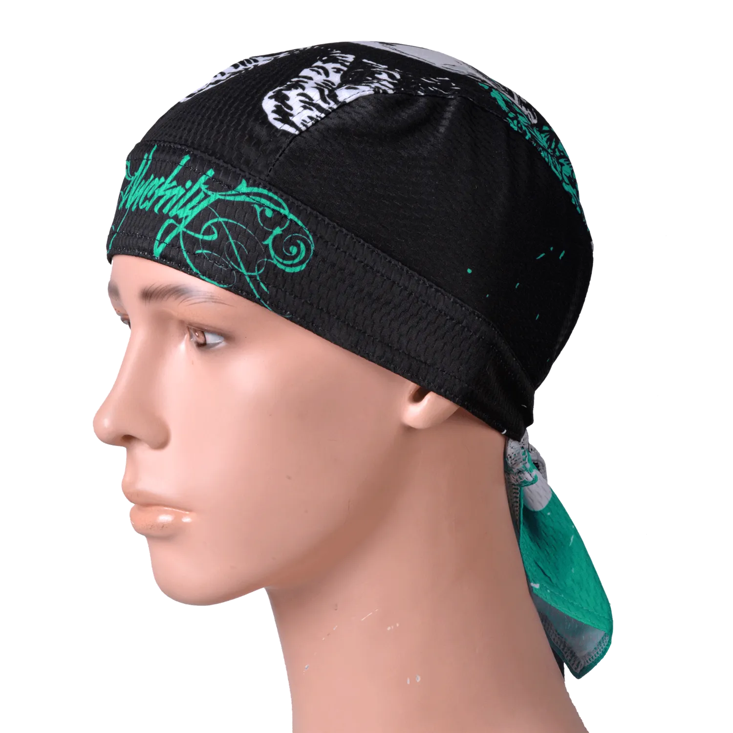 Nuckily PJ14 Printed Pirate Head Scarf Headband Sweat Proof Bandana