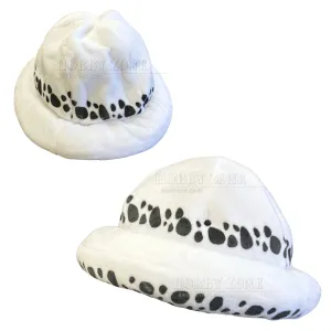 One Piece Trafalgar Law Fluffy Fleece Brimmed Hat - Cosplay Accessories