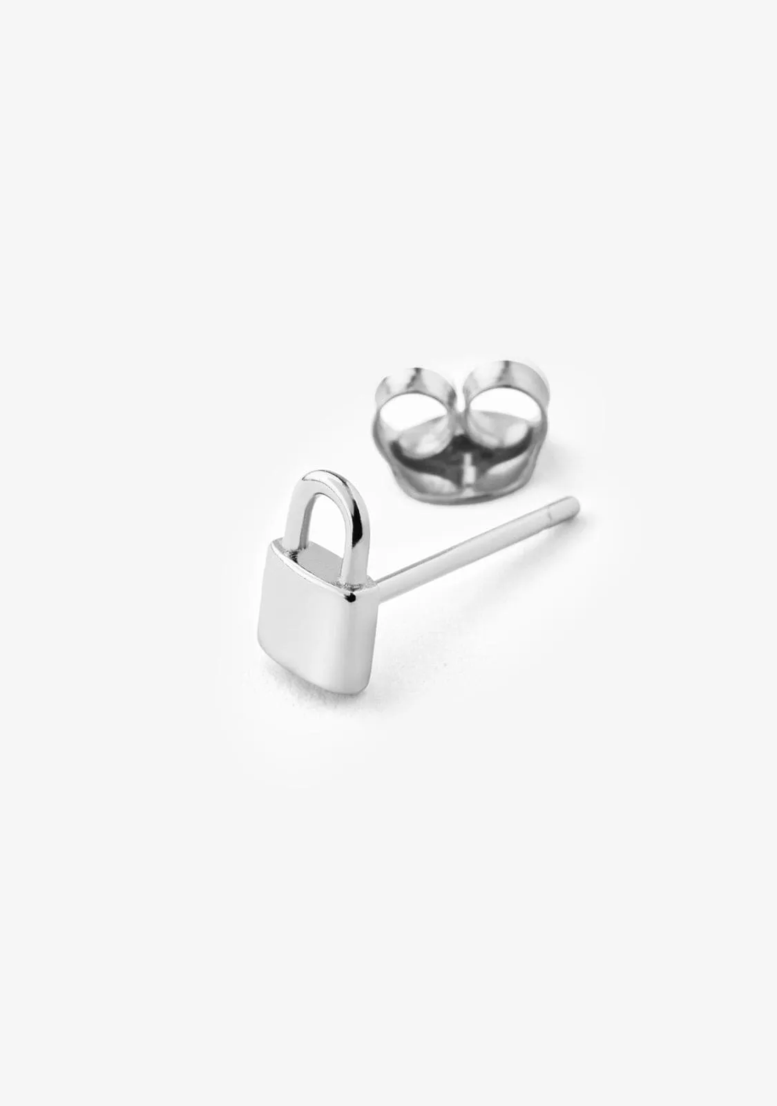 Padlock Piercing Silver