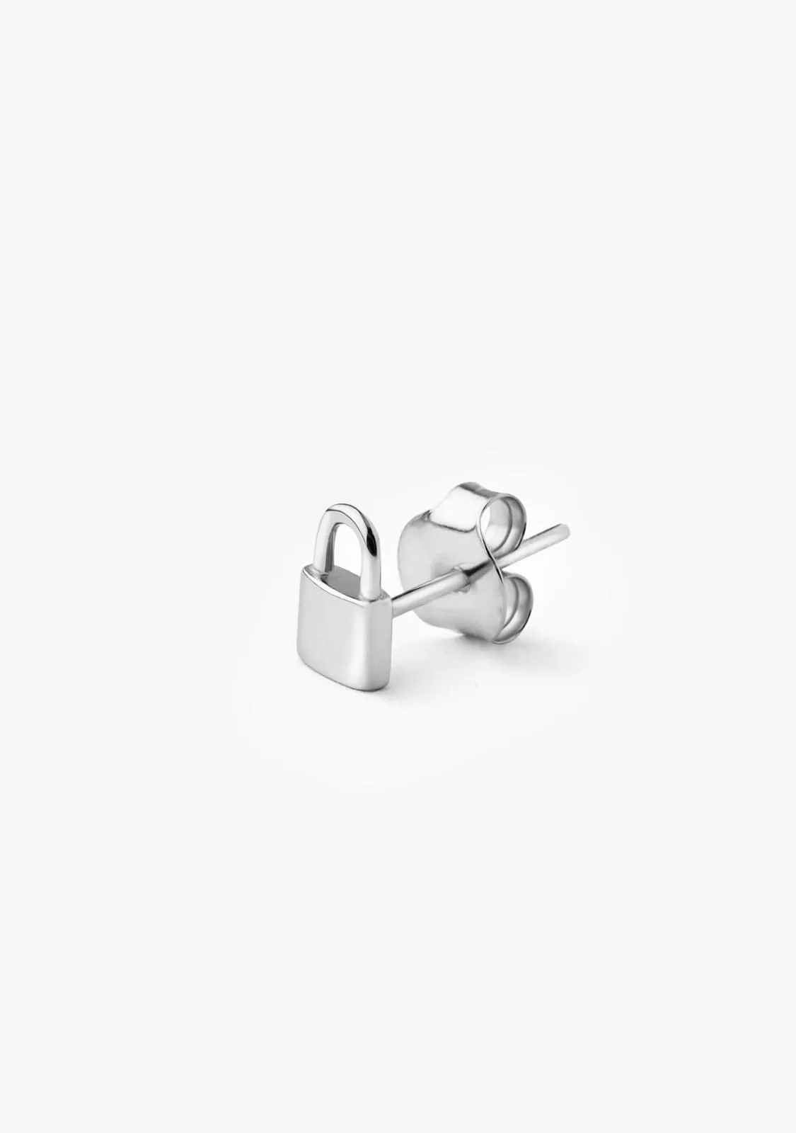 Padlock Piercing Silver