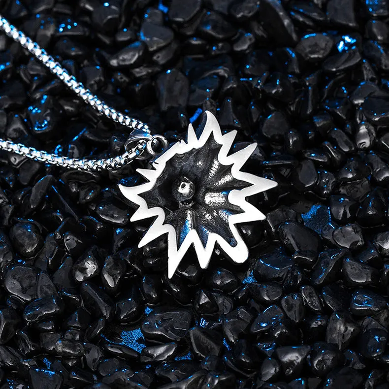 Personalized titanium steel necklace violent demon necklace