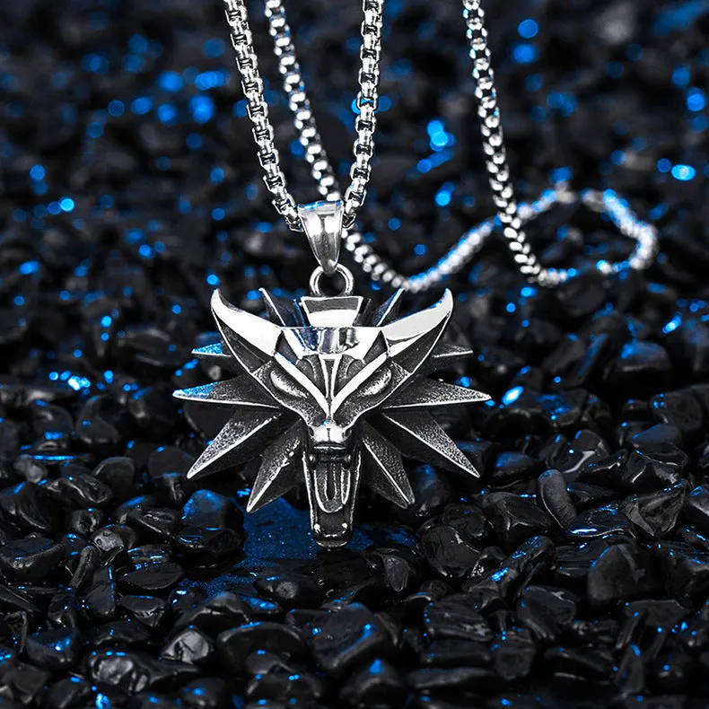 Personalized titanium steel necklace violent demon necklace
