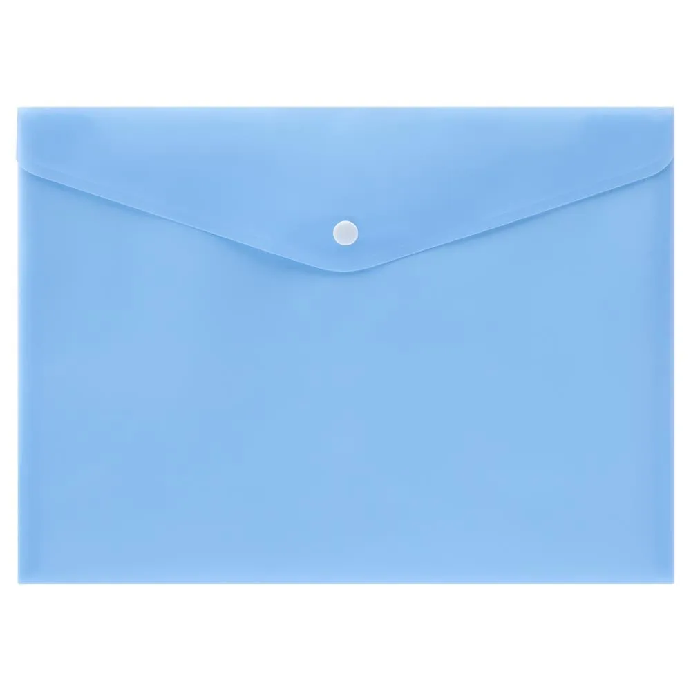 Premto - A4 Button Wallet - Pastel - Pack of 5