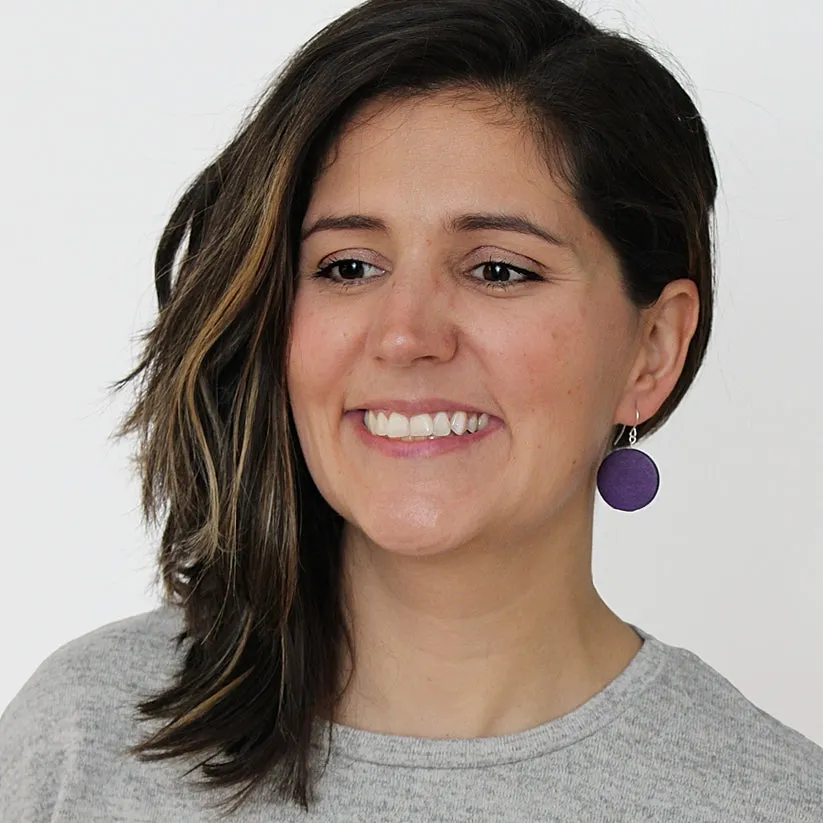 Purple Dot Rosie Earrings