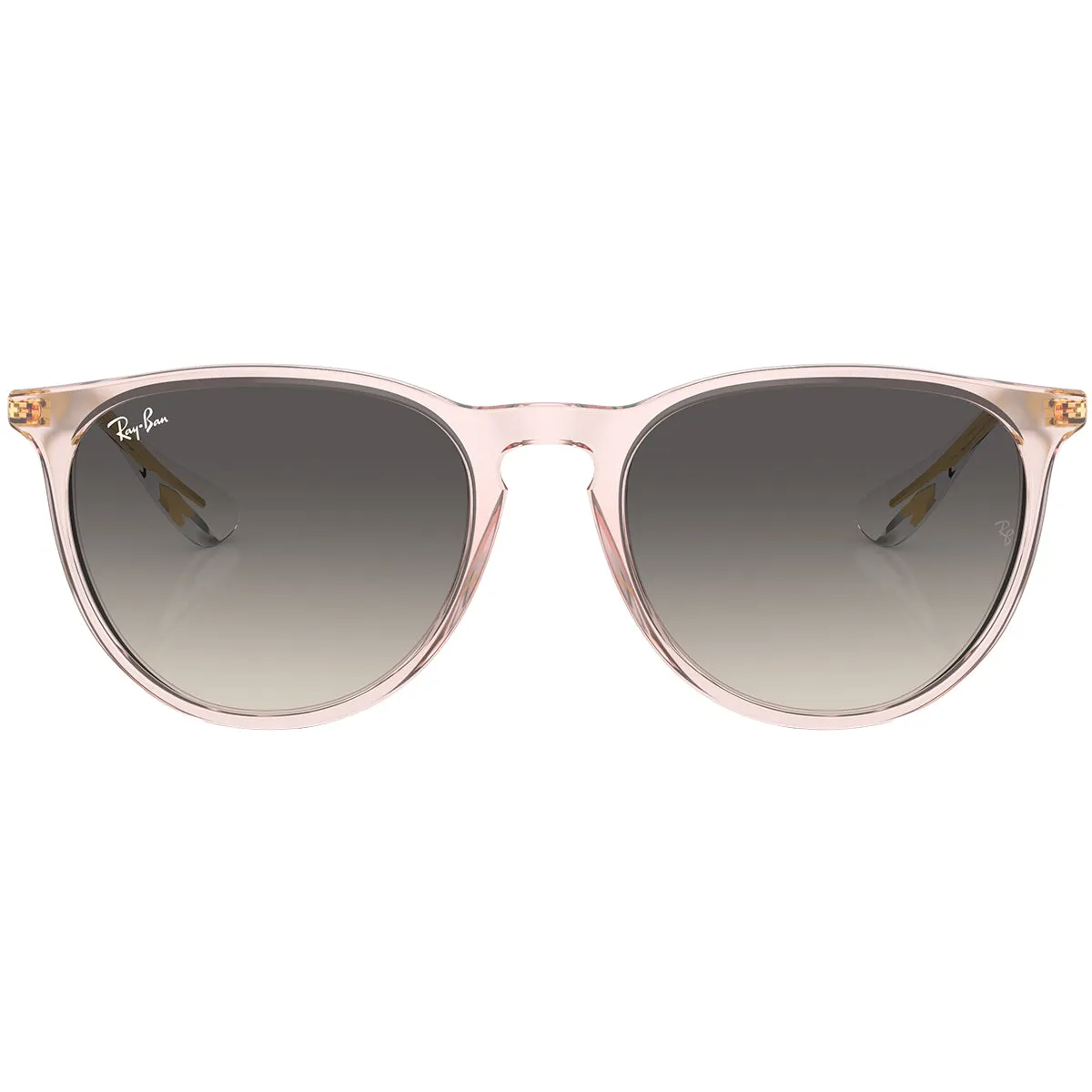 Ray-Ban Erika Classic Sunglasses - Polished Transparent Pink/Grey