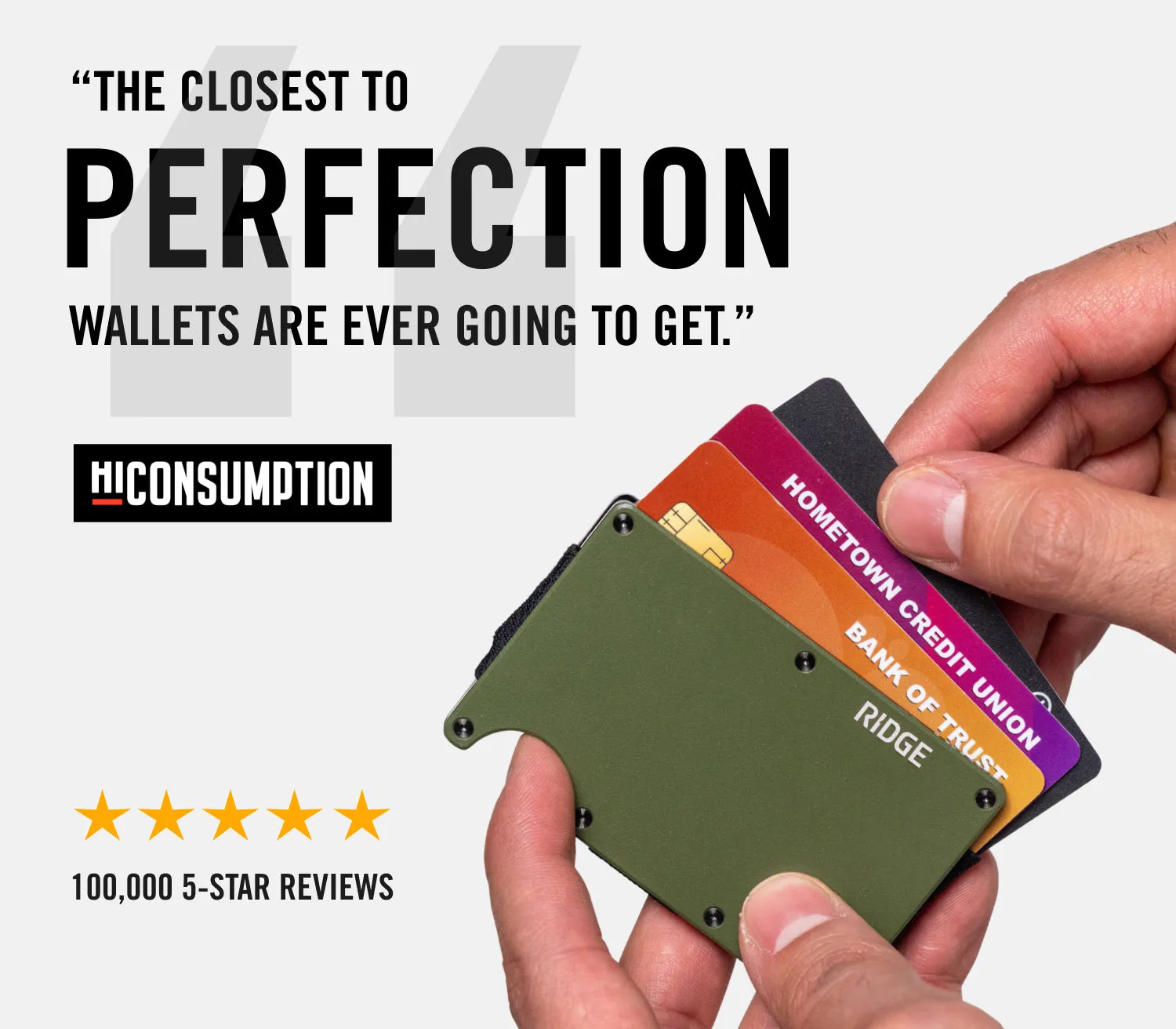 Ridge Wallet - Midnight Black Leather