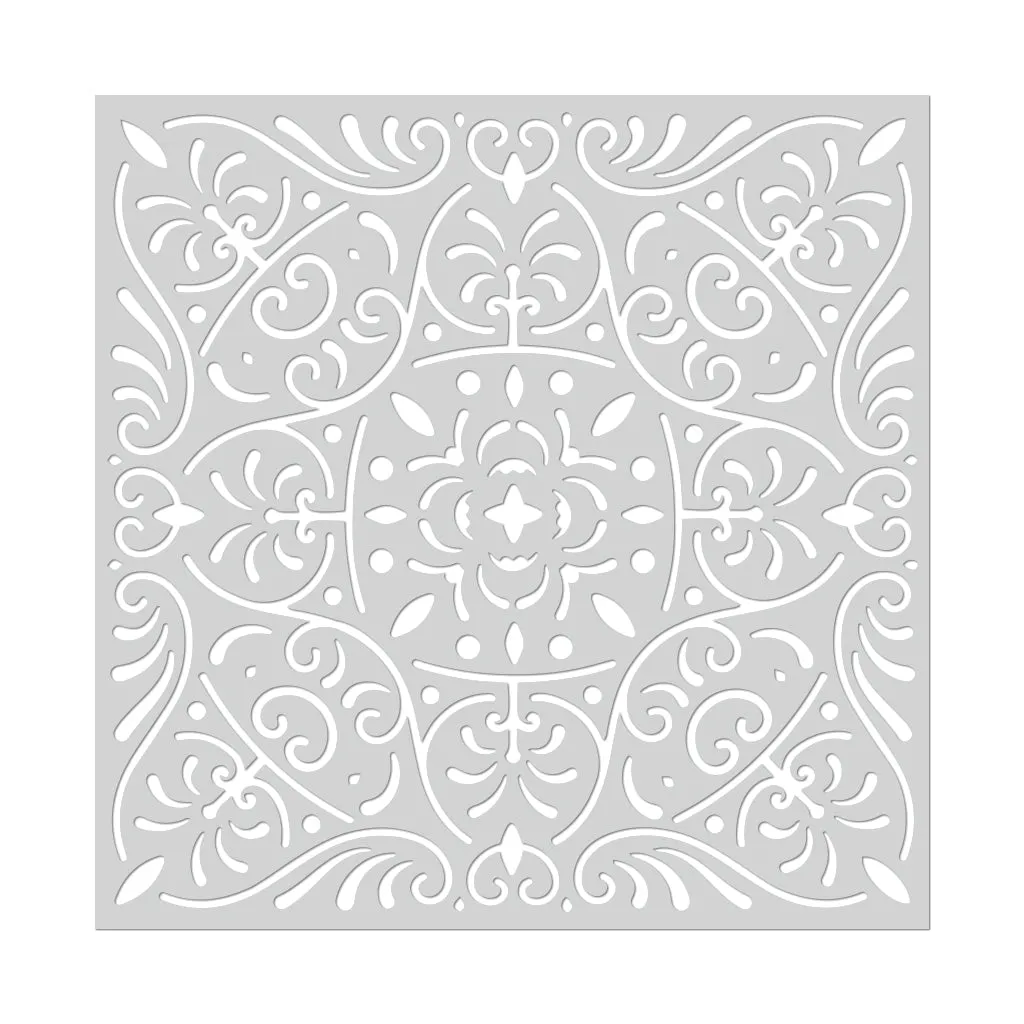 SA237 Ornate Flourish Stencil