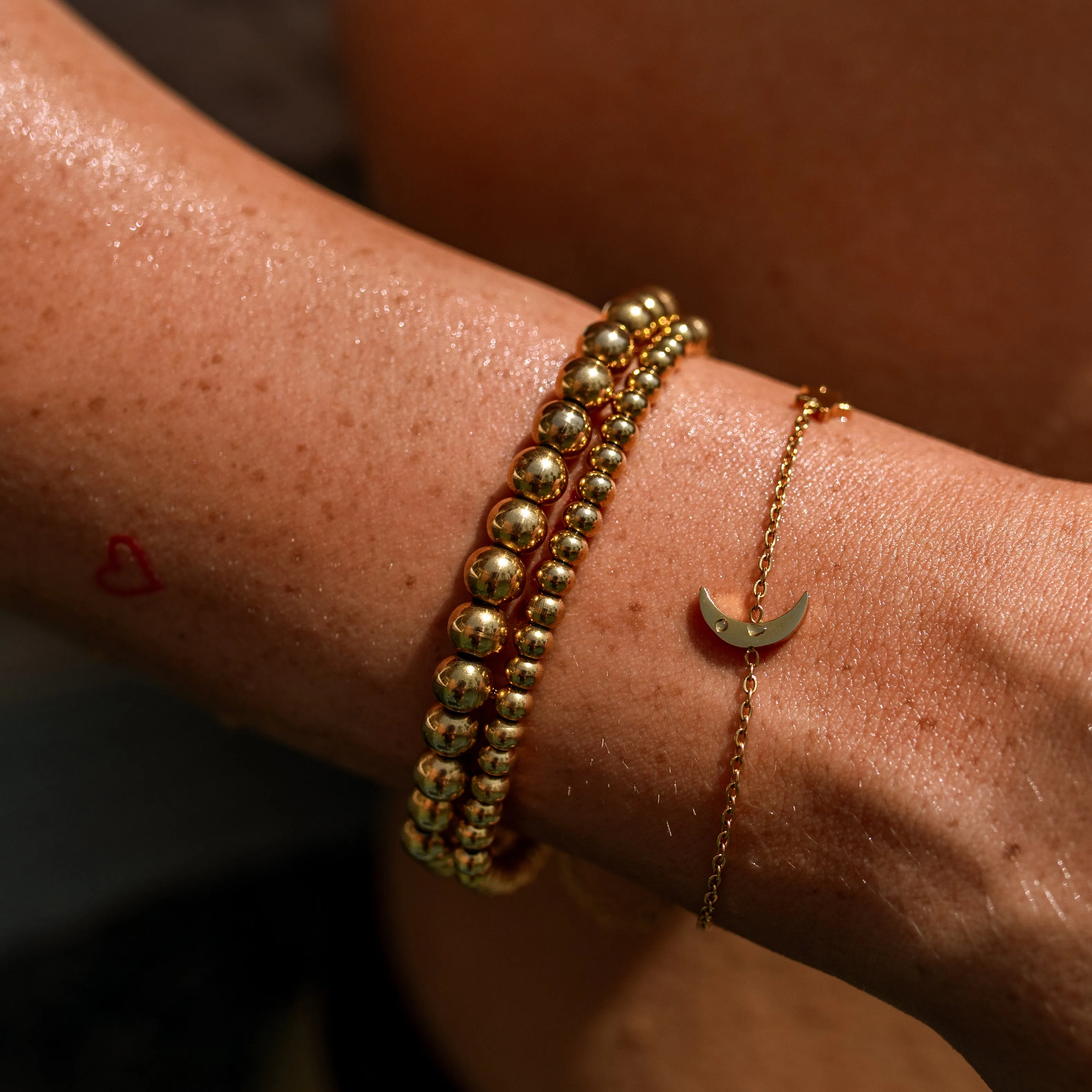 Seaside Stretch Bracelet Gold