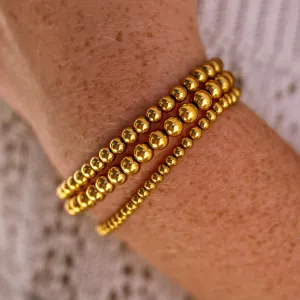 Seaside Stretch Bracelet Gold