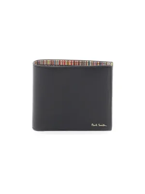 Signature Stripe Leather Wallet