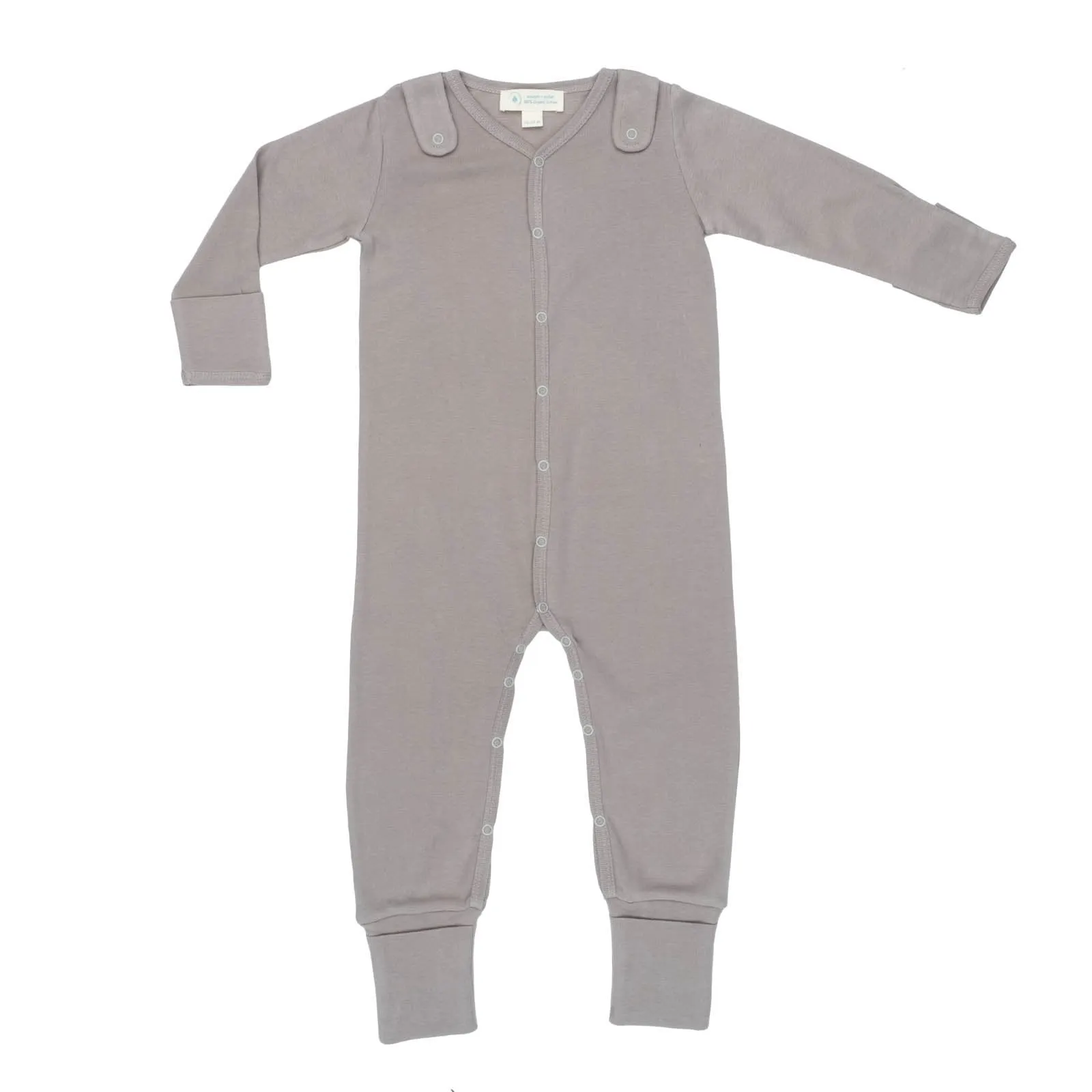 Smart Footed One-Piece   Bib - Gray