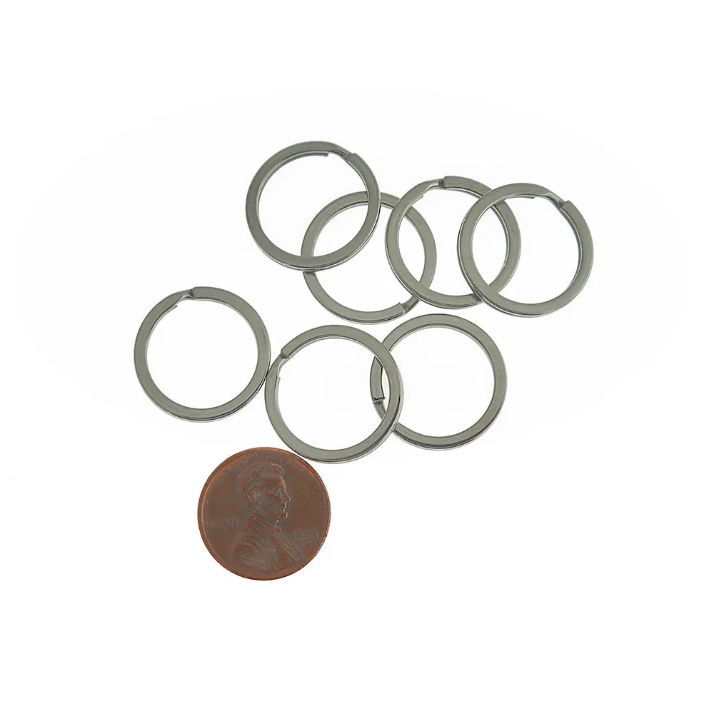 Stainless Steel Key Rings - 20mm - 12 Pieces - FD1064
