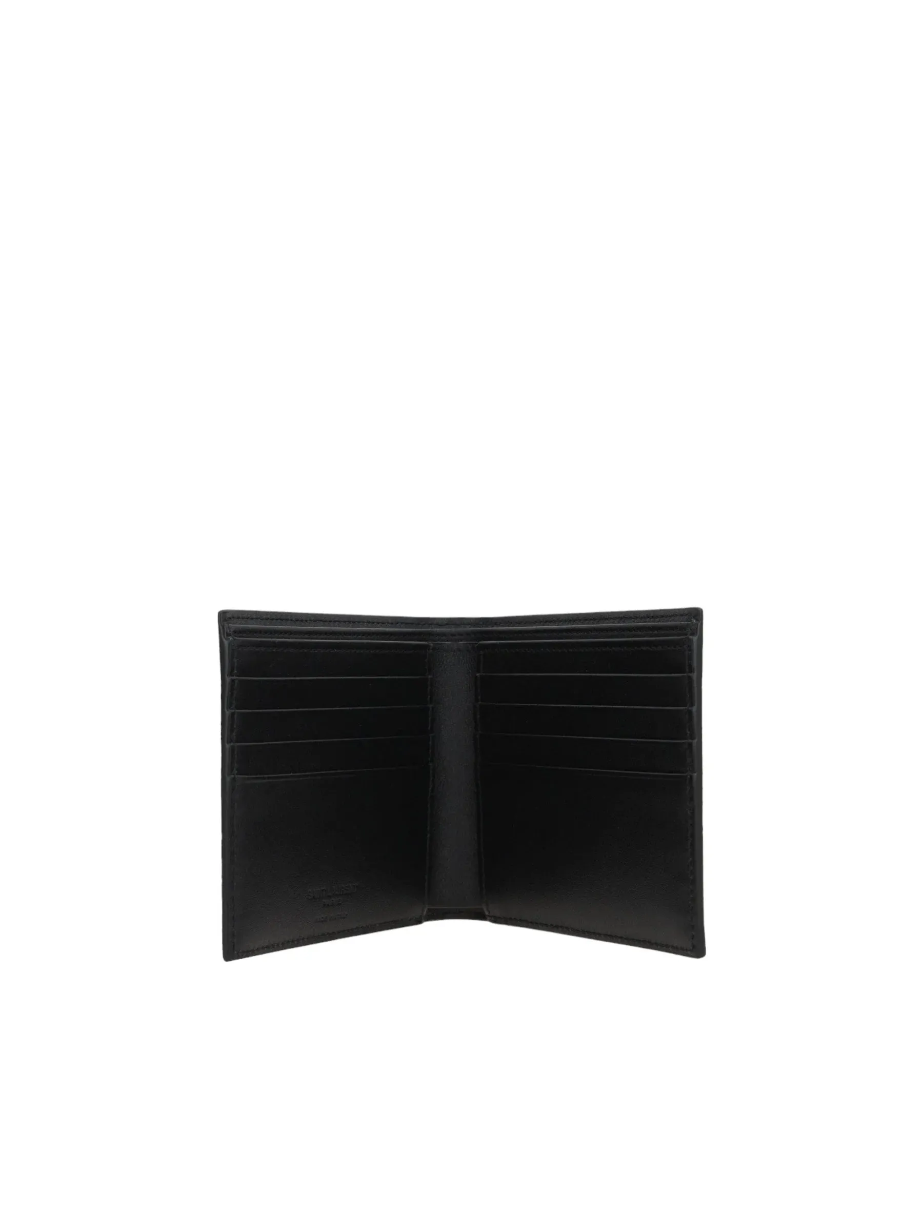 Textured Leather Bi-Fold Wallet