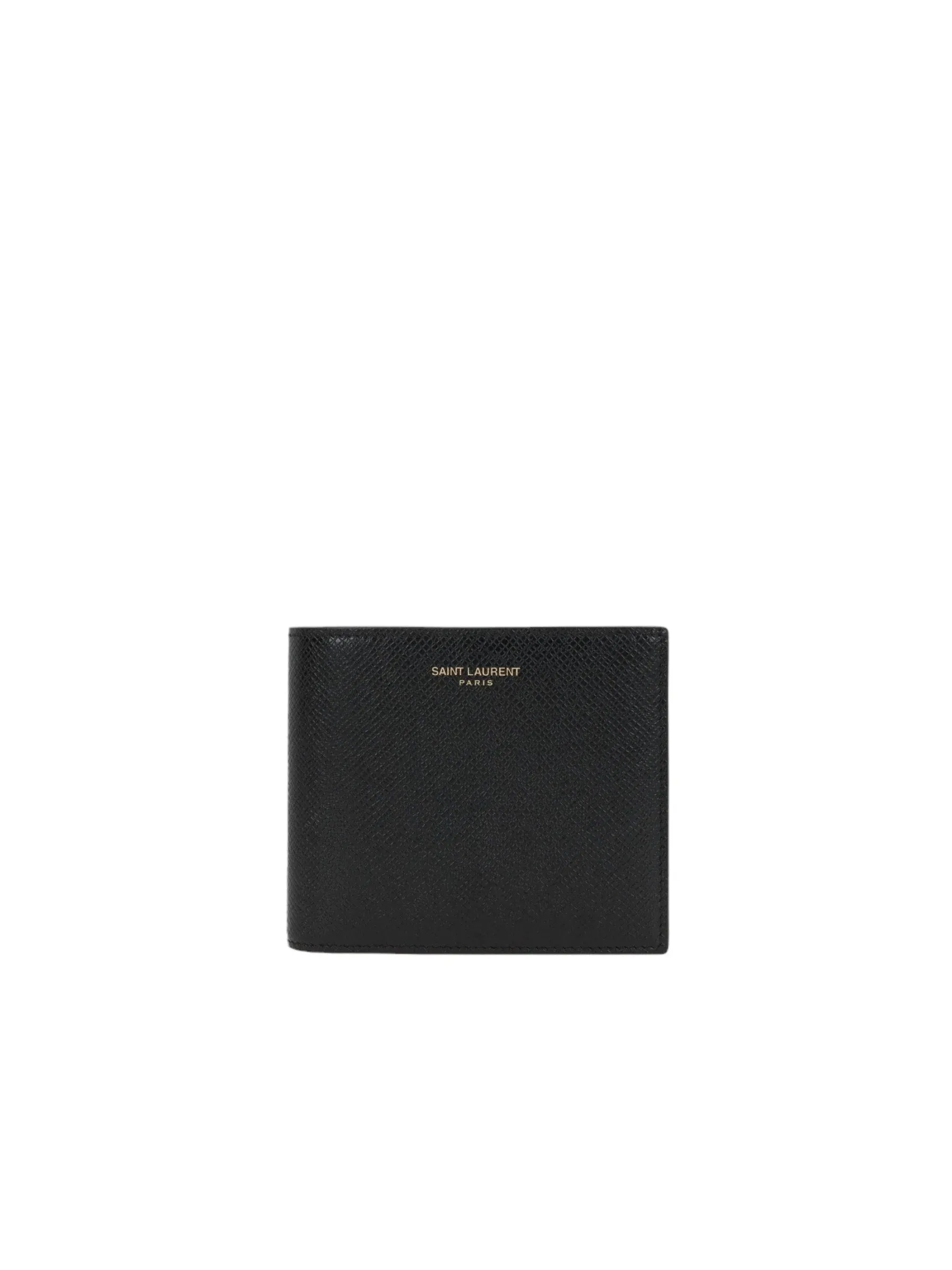 Textured Leather Bi-Fold Wallet