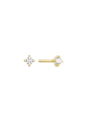The Moonrise Topaz 14ct Gold Vermeil Stud Earrings