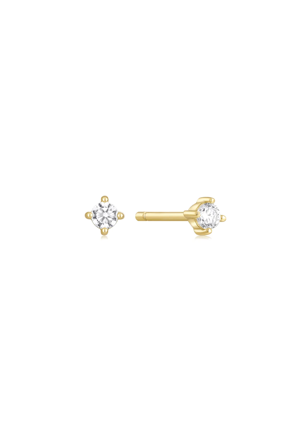 The Moonrise Topaz 14ct Gold Vermeil Stud Earrings