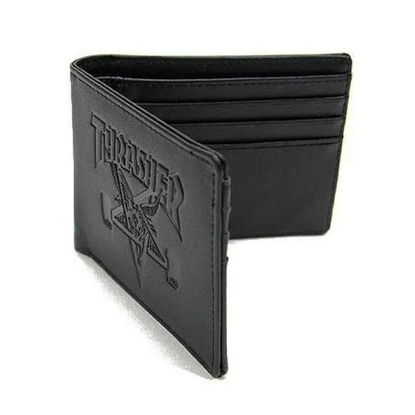 Thrasher Skategoat Leather Wallet Black
