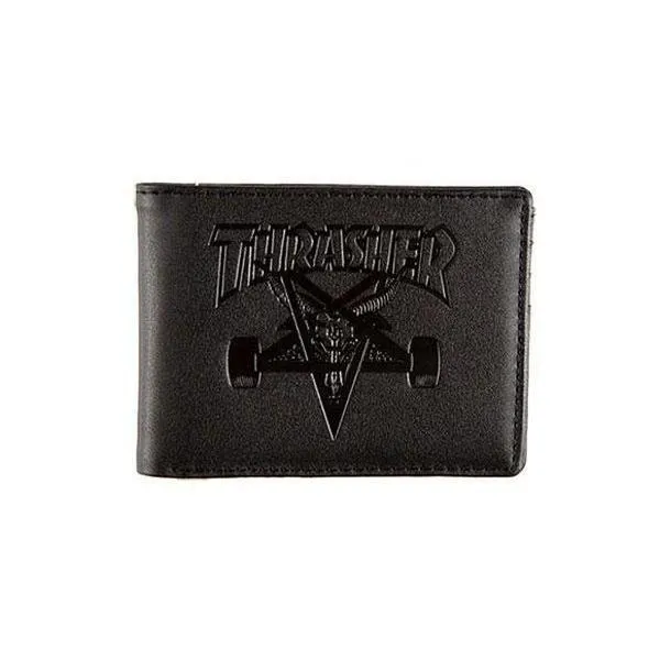 Thrasher Skategoat Leather Wallet Black